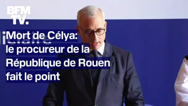 Mort de Célya: la prise de parole du procureur de la République de Rouen en intégralité