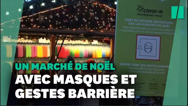 Le marché de Noël de Strasbourg, le plus grand de France, a ouvert