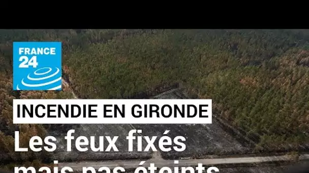 Incendies en Gironde : les feux de la Teste-de-Buch et Landiras fixés, mais pas éteints • FRANCE 24