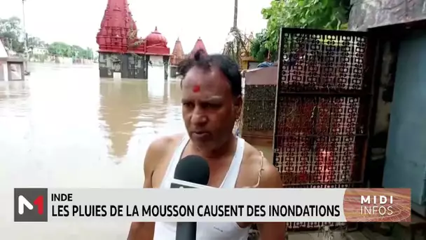 Inde: Les pluies de la mousson causent des inondations