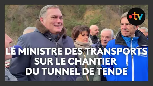 Tunnel de Tende : le ministre des Transports, Philippe Tabarot, promet une inauguration en juin 2025