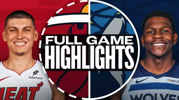 HEAT at TIMBERWOLVES | FULL GAME HIGHLIGHTS | November 10, 2024