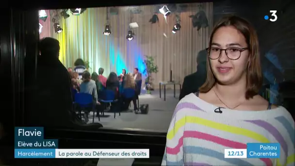 Harcèlement scolaire. Le Défenseur des droits Jacques Toubon à la rencontre de lycéens d'Angoulême