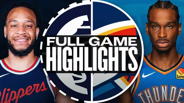 CLIPPERS at THUNDER | FULL GAME HIGHLIGHTS | January 2, 2025