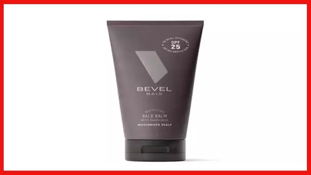 Bevel Bald Balm with SPF 25 - Bald Head Moisturizer with Vitamin C and Green Tea, Helps Mattify