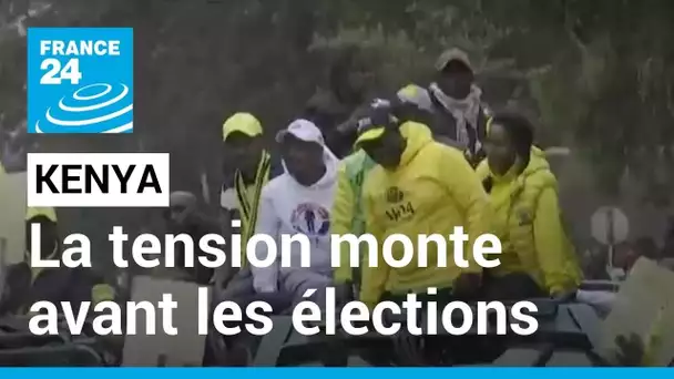 Présidentielle au Kenya : la tension monte avant les élections • FRANCE 24