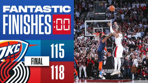 Final 2:15 EPIC ENDING Thunder vs Trail Blazers Playoffs 2019 ⌚👋