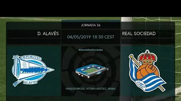 Calentamiento D. Alavés vs Real Sociedad