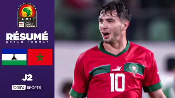 Résume : BRAHIM DIAZ en SAUVEUR, le Maroc vainqueur sur le fil contre le Lesotho