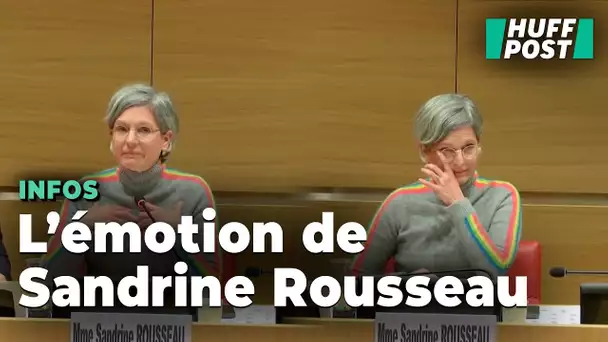 Les larmes de Sandrine Rousseau en commission d'enquête sur les violences sexuelles dans le cinéma