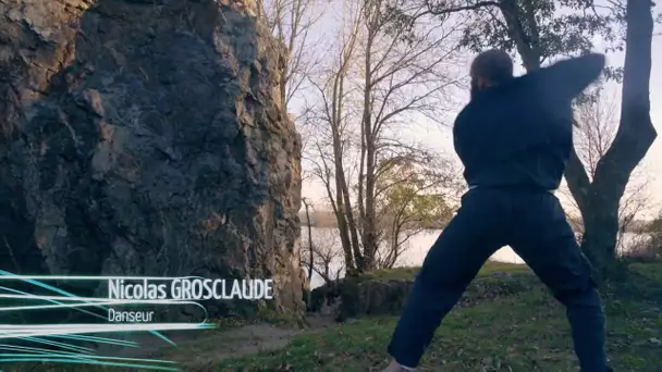 #corpsémouvants : le danseur Nicolas Grosclaude à Savennières SVO