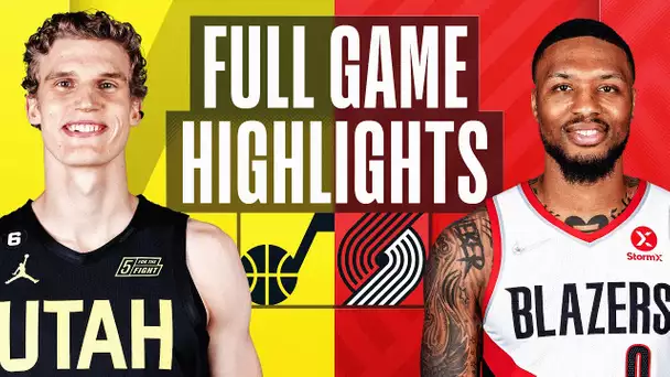 JAZZ at TRAIL BLAZERS | NBA FULL GAME HIGHLIGHTS | November 19, 2022