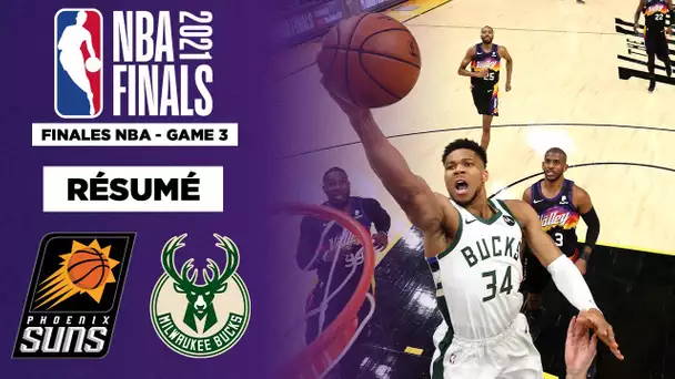 RESUME VF NBA FINALS G3 - Un Giannis monstrueux relance les Bucks !