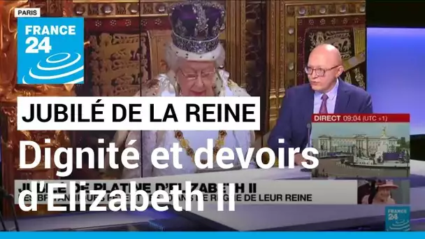 Jubilé d'Elizabeth II : "un hommage rendu aux vertus de dignité et de devoir de la reine"