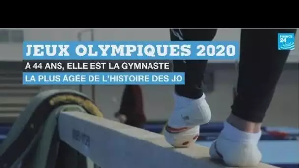 À 44 ans, elle est la gymnaste la plus âgée de l'histoire des Jeux olympiques