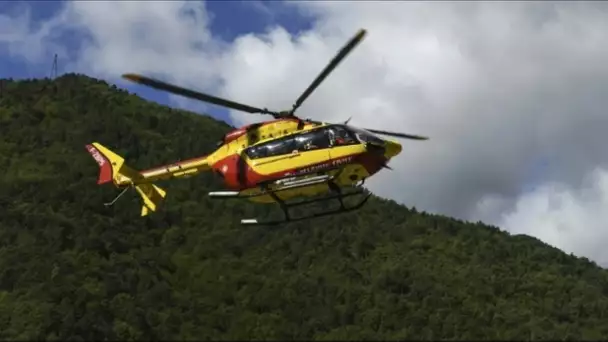 Crash d'un hélicoptère en Isère: "J'ai entendu un gros boom qui résonne dans tout le corps"