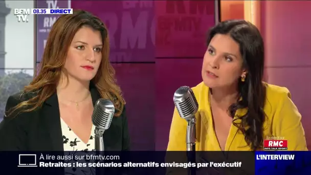 Marlène Schiappa était l'invitée d'Apolline de Malherbe sur RMC ce lundi 13 juillet