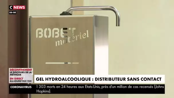 Gel hydroalcoolique : bientôt des distributeurs sans contact ?