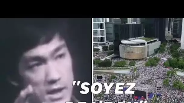 À Hong Kong, les manifestants suivent la philosophie "Be water" de Bruce Lee