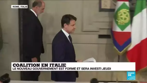 En Italie, le nouveau gouvernement de Giuseppe Conte est formé