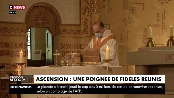 Ascension : une poignée de fidèles ont pu se réunir à l'église