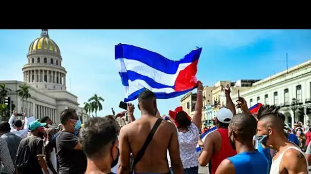 Cuba, confrontée à des manifestations historiques, accuse Washington • FRANCE 24