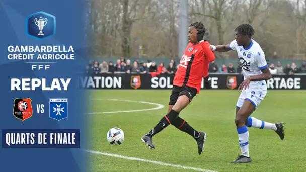 Quarts I  Stade Rennais - AJ Auxerre U18 en direct (14h25) I Coupe Gambardella-CA 2022-2023