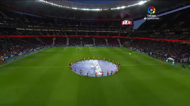 Calentamiento Atlético de Madrid vs Deportivo Alavés