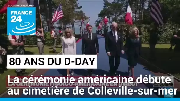 80 ans du D-DAY : la cérémonie américaine débute au cimetière de Coleville-sur-mer