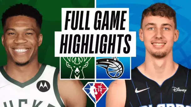 BUCKS at MAGIC | FULL GAME HIGHLIGHTS | December 28, 2021