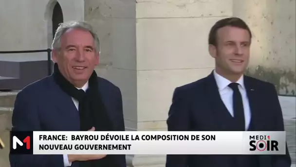 France : Bayrou dévoile la composition de son nouveau gouvernement