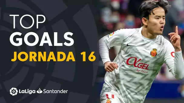 Todos los goles de la jornada 16 de LaLiga Santander 2021/2022