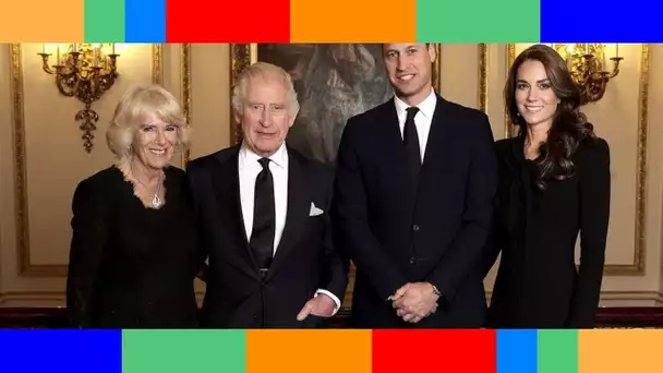 Une photo de Charles, William, Camilla et Kate tout sourire avant les obsèques d'Elizabeth II dévoil