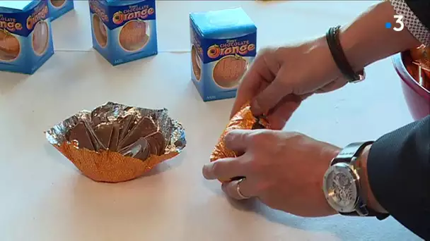 Comment ouvrir l&#039;orange en chocolat?