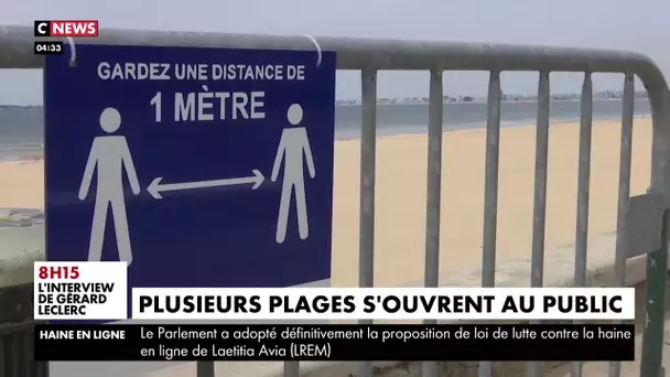 Réouverture de plages, le déconfinement se poursuit très progressivement