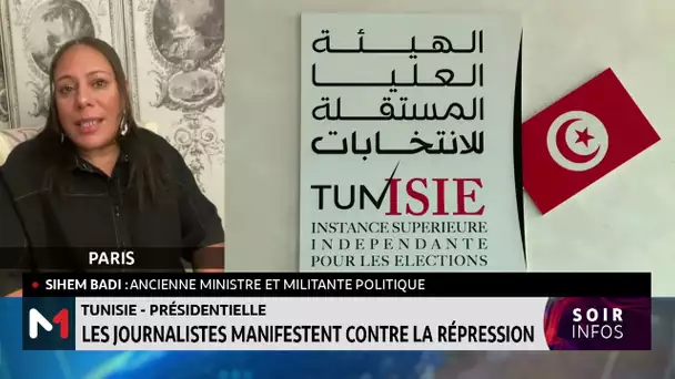 Présidentielle en Tunisie : les journalistes manifestent contre la répression