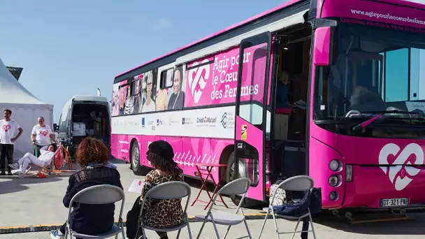 Journée mondiale du cœur : le Bus du Cœur des Femmes continue de parcourir la France