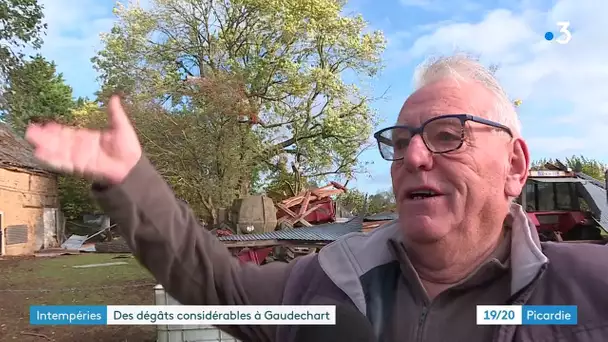 Orage dans l’Oise : la commune de Gaudechart durement frappée