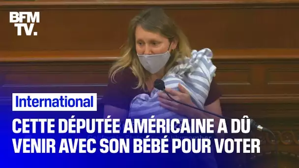 Cette députée de Californie a dû venir voter à l'Assemblée avec son bébé