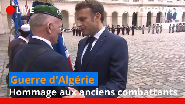 En direct | France : Macron rend hommage aux anciens combattants de la guerre d'Algérie