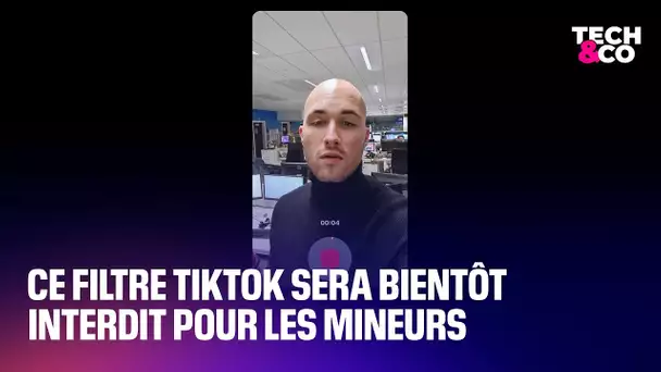 Ce filtre de beauté Tiktok sera bientôt interdit pour les mineurs