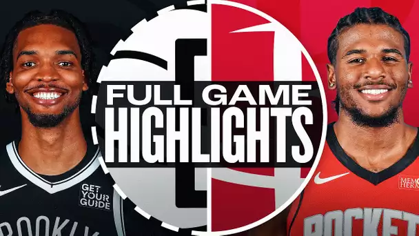 NETS at ROCKETS | FULL GAME HIGHLIGHTS | February 1, 2025