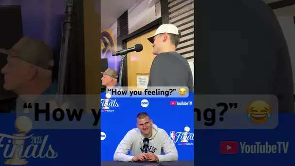 “How you feeling?” - Funny Moment Between Walker Kessler & Nikola Jokic 🤣 | #Shorts