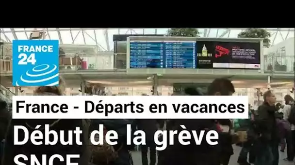 France : les départs en vacances perturbés par la grève SCNF • FRANCE 24