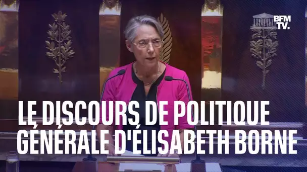 Le discours de politique générale d'Élisabeth Borne en intégralité