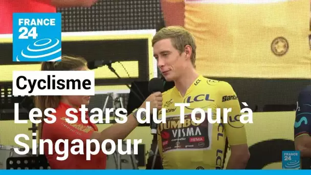 Singapour : les stars du Tour de France en opération séduction • FRANCE 24