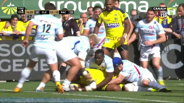 Top 14 - 21ème Journée - Clermont / Racing 92 : L'essai de Naqalevu face au Racing 92