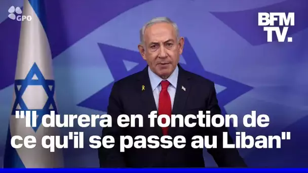 Benjamin Netanyahu approuve l'accord de cessez-le-feu au Liban