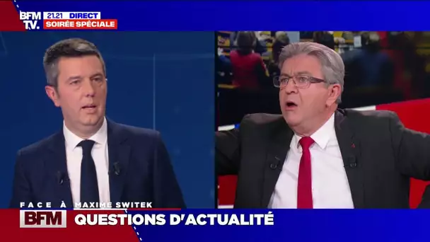 Jean-Luc Mélenchon défend Thomas Portes qui pose avec un ballon à l'effigie d'Olivier Dussopt