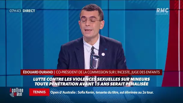 Inceste: "Il faut protéger les enfants" Edouard Durand, co-président de la commission sur l'inceste,